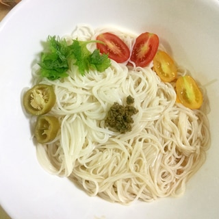 彩り素麺